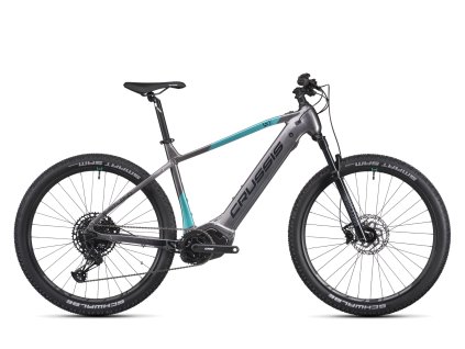 Elektrobicykel Crussis e-Atland 9.10-(720 Wh) 2025 (Veľkosť rámu 17”, Priemer kolies 27,5”, Farba bicykla šedá)