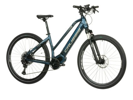 Elektrobicykel Crussis ONE-OLI Cross low 8.8-S 2023 (Veľkosť rámu 15”, Priemer kolies 28”, Farba bicykla tmavo modrá)