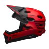 216505 bell super dh spherical mat glos red black fasthouse m