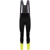 227434 gore spinshift thermo bib tights mens black neon yellow l