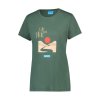 169825 1 tricko damske graphic tee zelene vel s