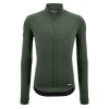 Dres s dlhým rukávom SANTINI Impetus Zip Green - M (Veľkosť M)