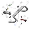 236593 2 riadidla look combo aero handlebar carbon proteam mat glossy 420 mm c to c afm 420 mm