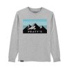 PEATY'S PUBWEAR TRIKO S DLOUHÝM RUKÁVEM 3 PEAKS SUNRISE / HEATHER GREY M (Veľkosť M)