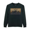 PEATY'S PUBWEAR TRIKO S DLOUHÝM RUKÁVEM 3 PEAKS SUNSET / BLACK M (Veľkosť M)