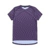 TLD DÁMSKÝ DRES S KRÁTKÝM RUKÁVEM LILIUM TWISTED CHECKERS DEEP PURPLE XS (Veľkosť XS)