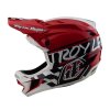 TLD HELMA D4 POLYACRYLITE FIFTY-50 WHITE / RED XS (Veľkosť XS)