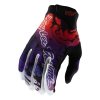 TLD RUKAVICE AIR DRIP BLACK / PURPLE S (Veľkosť S)