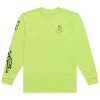 TLD TRIKO S DLOUHÝM RUKÁVEM PEACE OUT GLO YELLOW S (Veľkosť S)