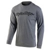TLD TRIKO S DLOUHÝM RUKÁVEM SIGNATURE HEATHER GRAY M (Veľkosť M)