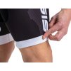 Crussis Cyklistické kraťasy s trakmi – ONE pánske čierno-biela farba (Veľkosť XXL)