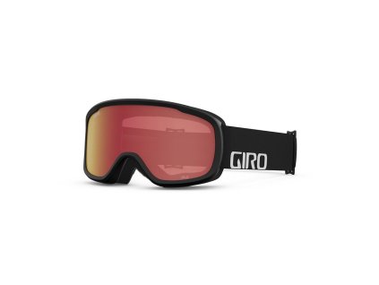 GIRO Cruz Black Wordmark Amber Scarlet