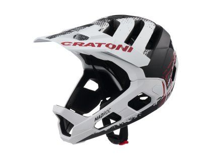 Helm CRATONI Madroc Weiß/Schwarz Matt (Größe M)