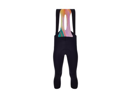 3/4-Hose mit Hosenträgern SANTINI Unico Schwarz