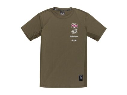 TLD SKYLINE RIDE TEE WORLDWIDE CAPER S Kurzarmtrikot (Größe S)