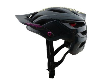 TLD Helm A3 Ghostwing Anthrazit Set (Größe XS-S)