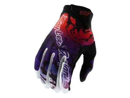 TLD Handschuhe AIR Jersey Schwarz/Lila Set (Größe S)