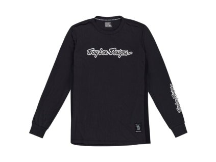 TLD Long Set Jerseys Skyline Ride TEE Signature Schwarz S (Größe S)