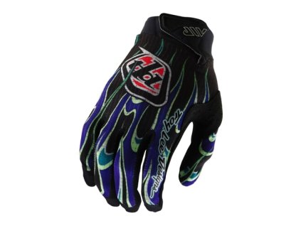 TLD Handschuhe, luftgebrannt, schwarz/lila, Set (Größe S)