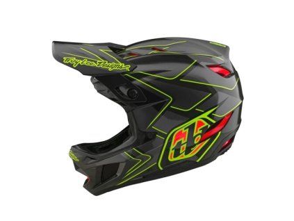 TLD HELMET D4 COMPOSITE GHOSTWING MATT GREY M (Größe M)
