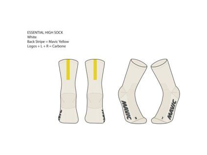 Socken MAVIC ESSENTIAL HIGH MINT 35/38 (Größe 35/38)