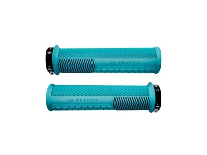 PEATYS'S GRIPS MONARCH KNURL THIN TURQUOISE