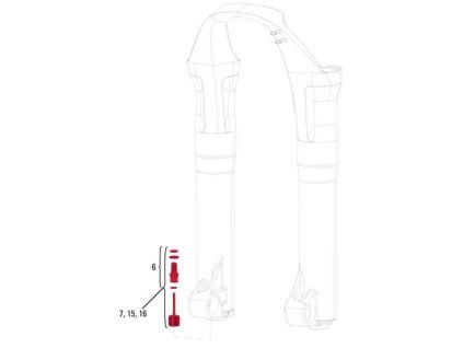 ROCKSHOX DOMAIN/LYRIK/TOTEM EXT REB EINSTELLKNÖPFE