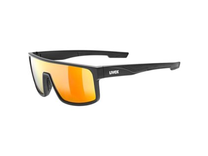 UVEX LGL 51 BLACK MAT/MIR.RED Brille
