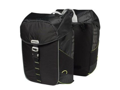 Basil MILES DOUBLE BAG (Farbe Čierna/limeta)