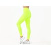 Crussis-High-Waist-Leggings Damen in reflektierendem Gelb