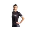 Crussis-Radsporttrikot – ONE Damen-Kurzärmel Schwarz & Weiß