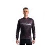 Crussis Radsporttrikot – ONE Männer Langarmshirt Schwarz & Weiß