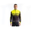 Crussis Radjacke ohne Wind Herren Schwarz/Gelb