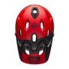 BELL Super DH Spherical Mat/Glos Red/Black Fasthouse M