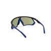 Sonnenbrille ADIDAS Sport SP0054atte Schwarz / Verlauf oder Verspiegelt Violett