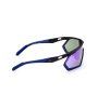 Sonnenbrille ADIDAS Sport SP0054atte Schwarz / Verlauf oder Verspiegelt Violett