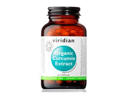 Curcumin Extract 60 kapslí Organic (Kurkumin)