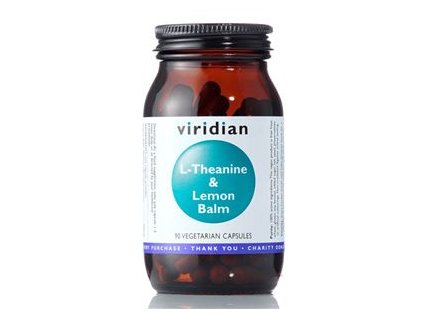 L-Theanine and Lemon Balm 90 kapslí (L-Theanin s meduňkou)
