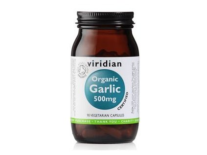 Garlic 500mg 90 kapslí Organic (Česnek)