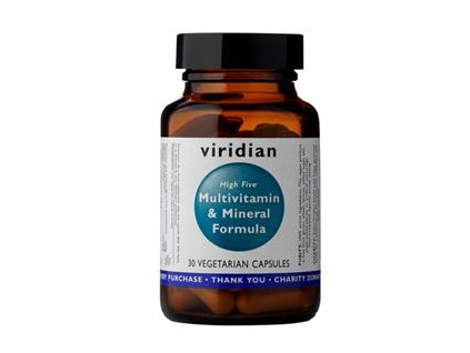 High Five Multivitamin and Mineral Formula 30 kapslí  (Multivitamín na stres a pro celkovou odolnost)