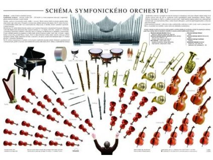 Schéma symfonického orchestru