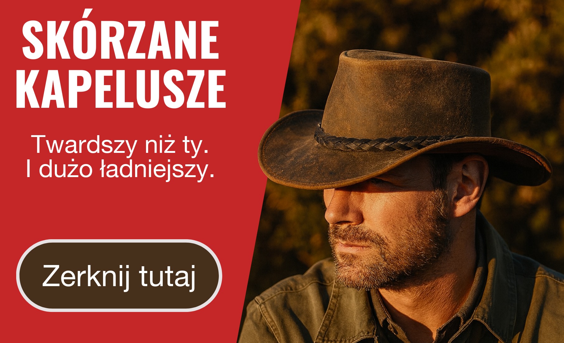 SKÓRZANE KAPELUSZE