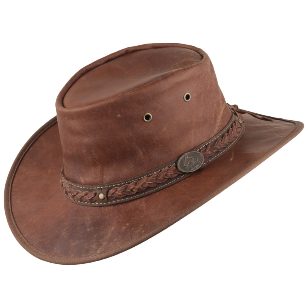 Scippis australský klobouk z klokaní kůže Kangaroo Sundowner – tan (světle hnědý)