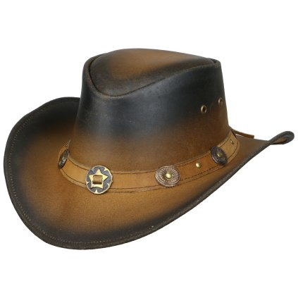 Australský klobouk kožený - TOMBSTONE (Velikost 61 cm (XL))