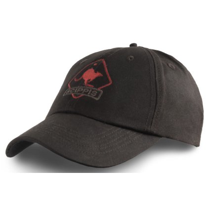 Australská černá kšiltovka oilskin - OILSKIN CAP