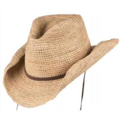 Klobouk raffia - INDY (Velikost S-M)