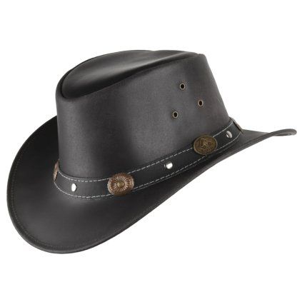 Dětský kožený western klobouk - KIDS Scippis (Velikost 53 cm (XS))