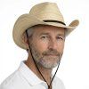 Slaměný westernový klobouk - Cattelman (Velikost 61 cm (XL))