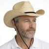 Slaměný westernový klobouk - Cattelman (Velikost 61 cm (XL))
