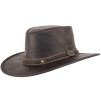 Scippis australský klobouk z klokaní kůže Kangaroo Sundowner – hnědý (Velikost 63 cm (XXL))